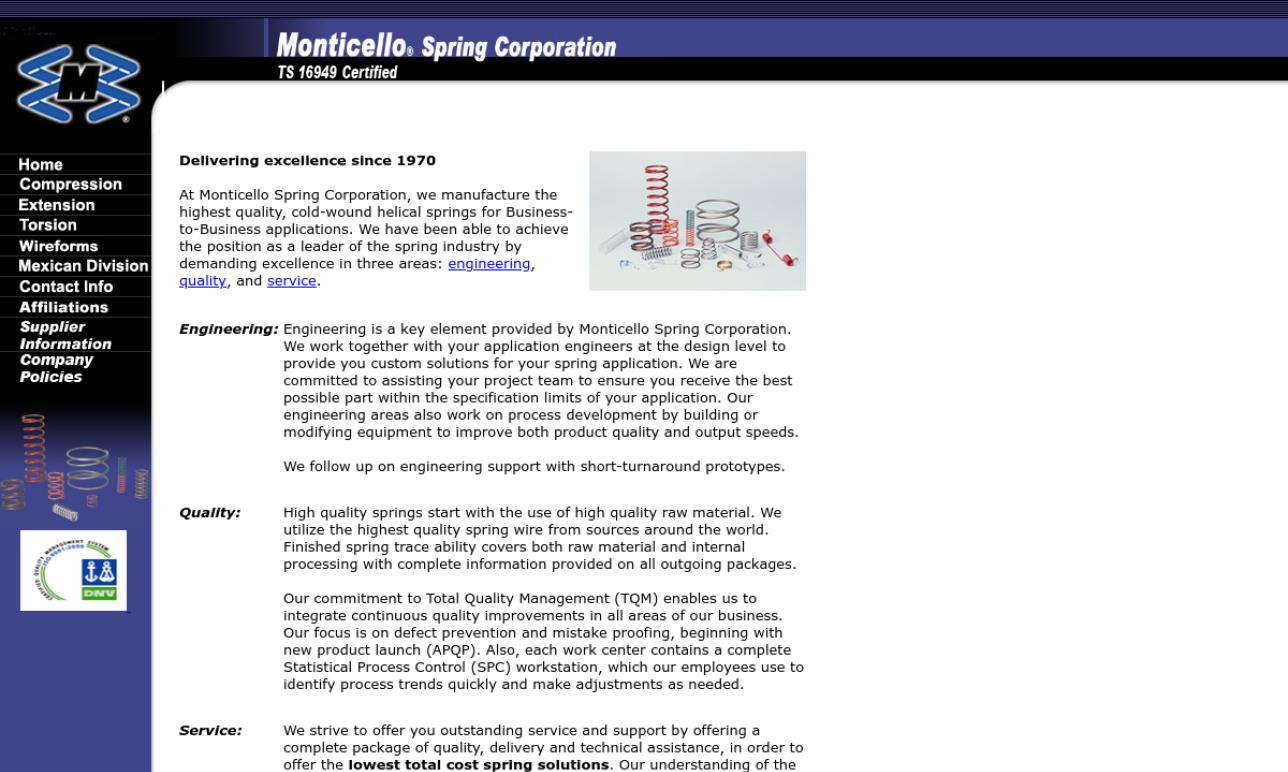 Monticello Spring Corporation